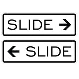 Classic Slide Door Sign