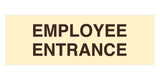 Signs ByLITA Basic Employee Entrance Sign