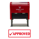 Approved W/Check Office Self-Inking Office Rubber Stamp