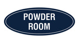 Signs ByLITA Oval Powder Room Sign