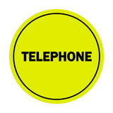 Signs ByLITA Circle Telephone Sign
