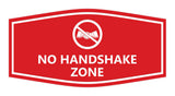 Signs ByLITA Fancy No Handshake Zone Sign