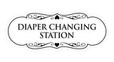 Signs ByLITA Designer Diaper Changing Station Sign