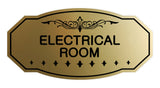 Victorian Electrical Room Sign