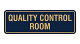 Standard Quality Control Room Sign