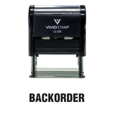 Backorder Self Inking Rubber Stamp