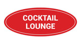 Signs ByLITA Oval Cocktail Lounge Sign