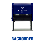 Backorder Self Inking Rubber Stamp