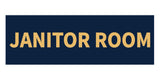 Signs ByLITA Basic Janitor Room Sign
