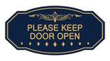Victorian Please Keep Door Open Wall or Door Sign