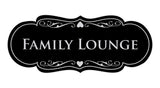 Signs ByLITA Designer Family Lounge Sign