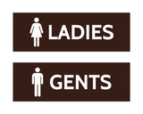 Signs ByLITA Basic Ladies and Gents Sign Set