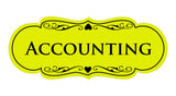 Signs ByLITA Designer Accounting Sign