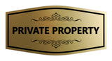 Signs ByLITA Fancy Private Property Sign