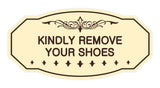 Victorian Kindly Remove Your Shoes Sign