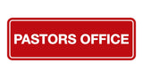 Signs ByLITA Standard Pastors Office Sign