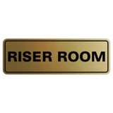 Riser Room Door / Wall Sign