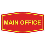 Fancy Main Office Sign