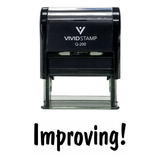 IMPROVING Teacher Self Inking Rubber Stamp