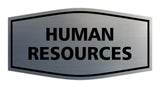 Signs ByLITA Fancy Human Resources Sign with Adhesive Tape, Mounts On Any Surface, Weather Resistant, Indoor/Outdoor Use