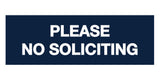 Signs ByLITA Basic Please No Soliciting Sign