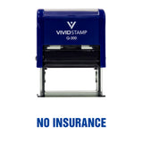 No Insurance Self Inking Rubber Stamp
