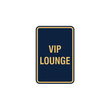 Portrait Round Vip Lounge Sign