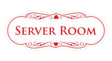 Signs ByLITA Designer Server Room Sign