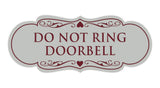 Signs ByLITA Designer Do Not Ring Doorbell Sign