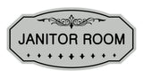 Victorian Janitor Room Sign