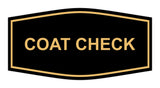 Signs ByLITA Fancy Coat Check Sign
