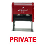 Private Self Inking Rubber Stamp