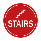 Sign By LITA Circle Stairs Sign