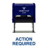 Action Required Office Self Inking Rubber Stamp