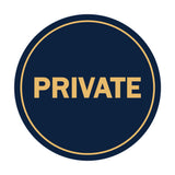 Signs ByLITA Circle Private Sign