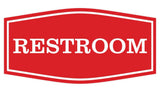 Fancy Restroom Sign