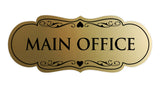 Designer Main Office Sign