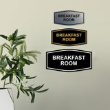 Signs ByLITA Fancy Breakfast Room Sign