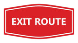 Signs ByLITA Fancy Exit Route Sign