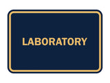 Signs ByLITA Classic Framed Laboratory Sign