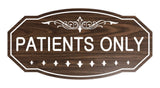 Signs ByLITA Victorian Patient Only Sign