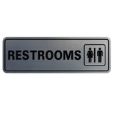 Standard Restrooms Sign