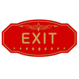 EXIT Victorian Door / Wall Sign