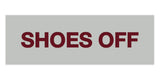 Signs ByLITA Basic Shoes Off Sign