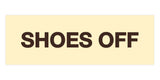 Signs ByLITA Basic Shoes Off Sign