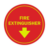 Signs ByLITA Circle Fire Extinguisher Sign