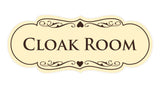 Signs ByLITA Designer Cloak Room Sign