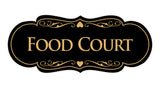 Signs ByLITA Designer Food Court Sign