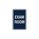 Portrait Round Exam Room Sign with Adhesive Tape, Mounts On Any Surface, Weather Resistant