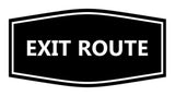 Signs ByLITA Fancy Exit Route Sign